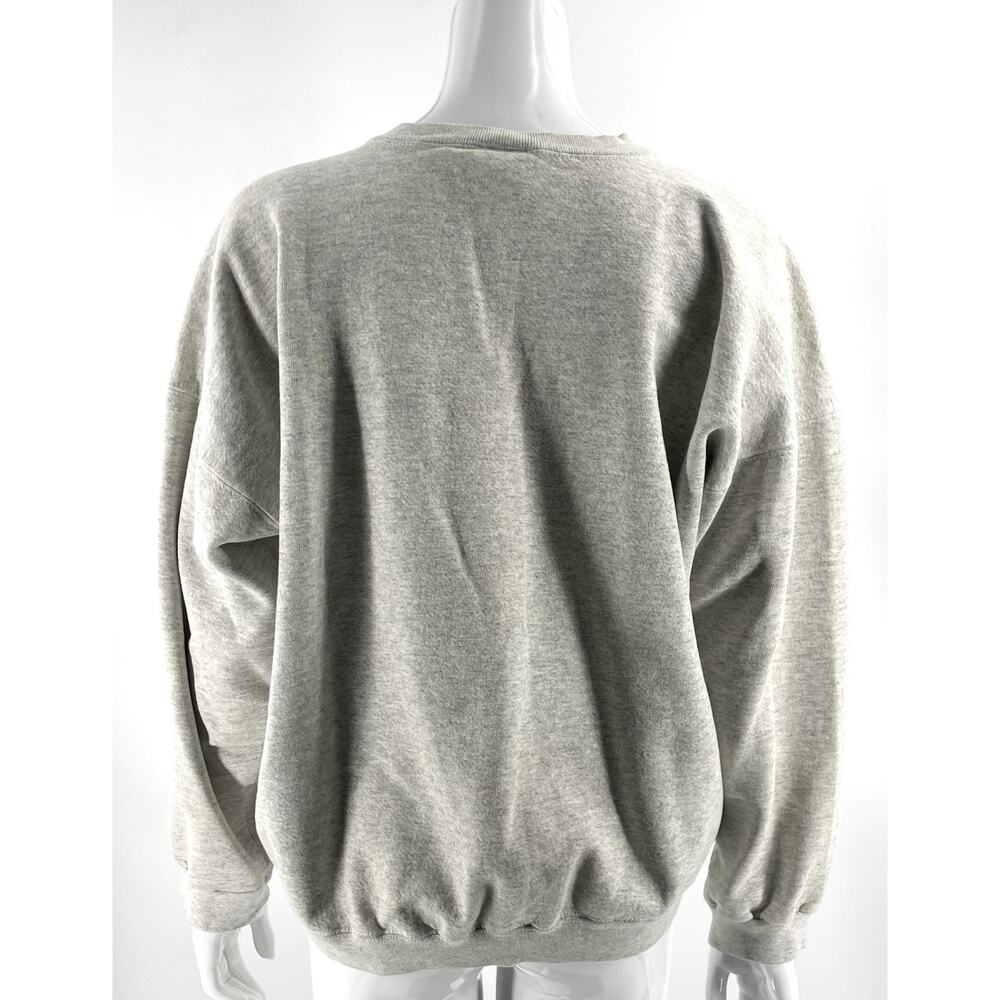 Disneyland Sweatshirt Womens Sz XL Gray Embroidered Mickey Mouse VTG 90s Disney - Picture 3 of 6